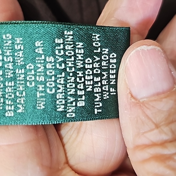 LAUREN RALPH LAUREN WOMEN'S brown trousers. Size 6 Strait leg 2 pockets. - Picture 10 of 11